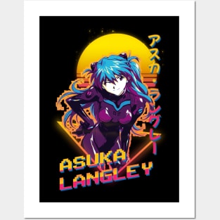 asuka langley Posters and Art